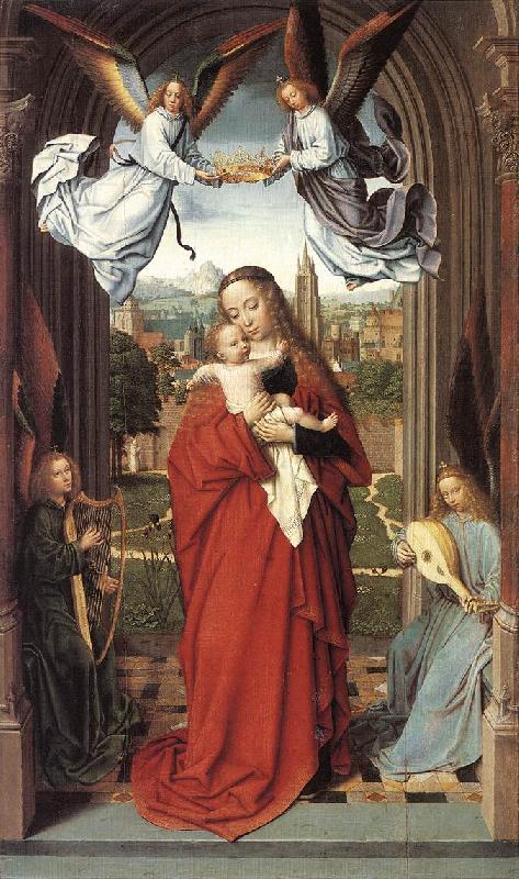 DAVID, Gerard Virgin and Child with Four Angels de Germany oil painting art